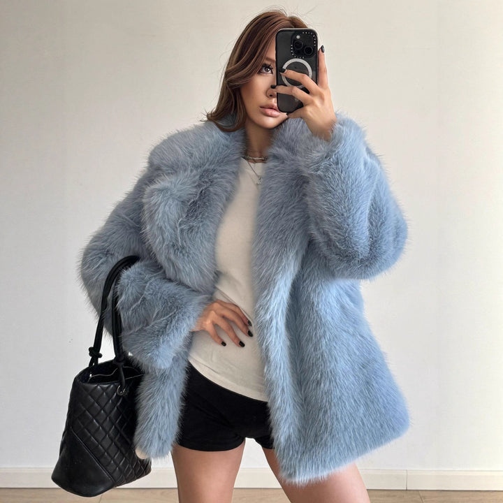 Damen Luxuriöser Oversized-Daunenmantel Drune