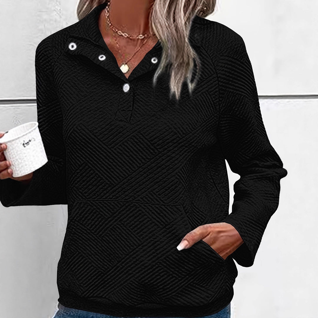 Damen Stepppullover mit durchgehendem Reißverschluss und praktischen Taschen Drune