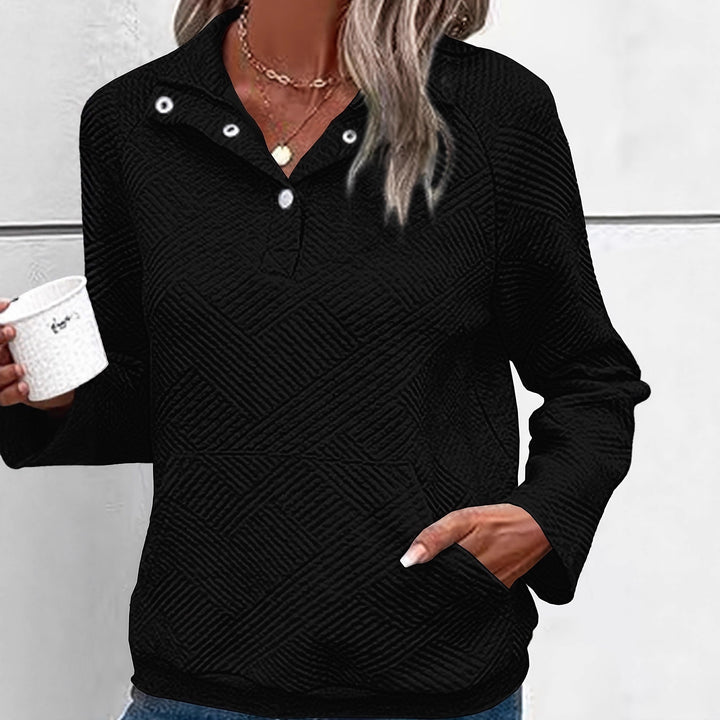 Damen Stepppullover mit durchgehendem Reißverschluss und praktischen Taschen Drune
