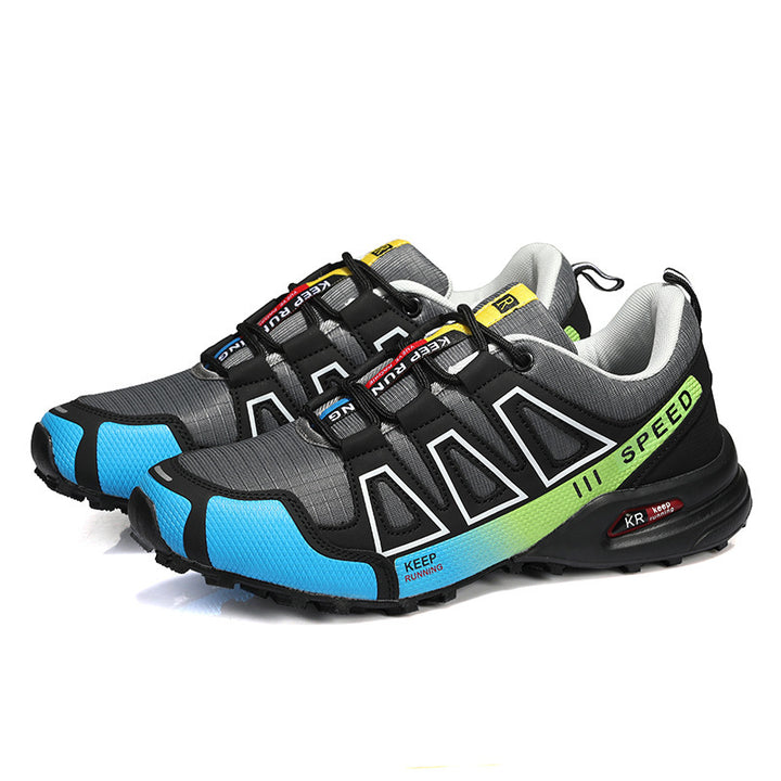 Herren nan robuster Trailrunning-Laufschuh mit stoßdämpfender EVA-Zwischensohle und griffiger Profillaufsohle Drune