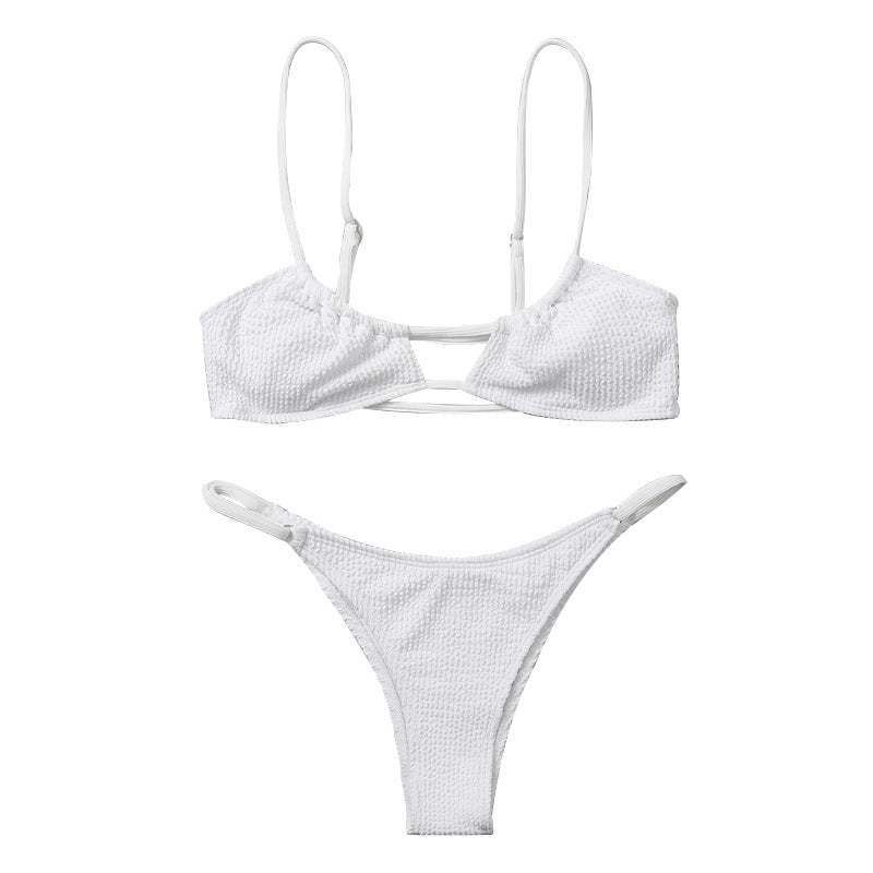 Damen Triangel-Bikini mit raffiniertem Netzdesign Drune