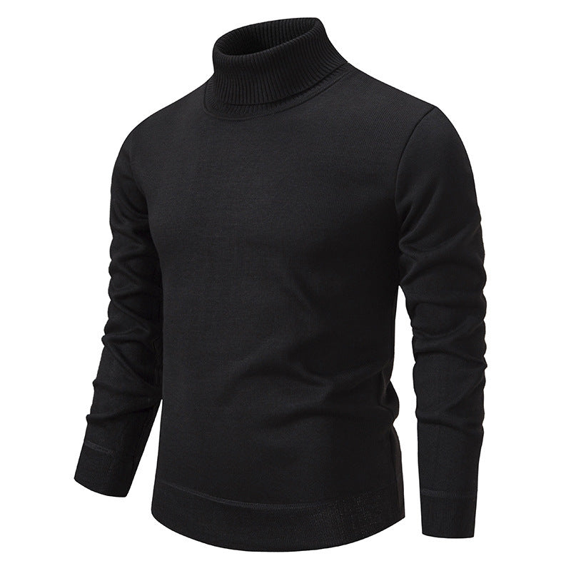 Herren schicker Rollkragenpullover aus hochwertiger Baumwolle Drune