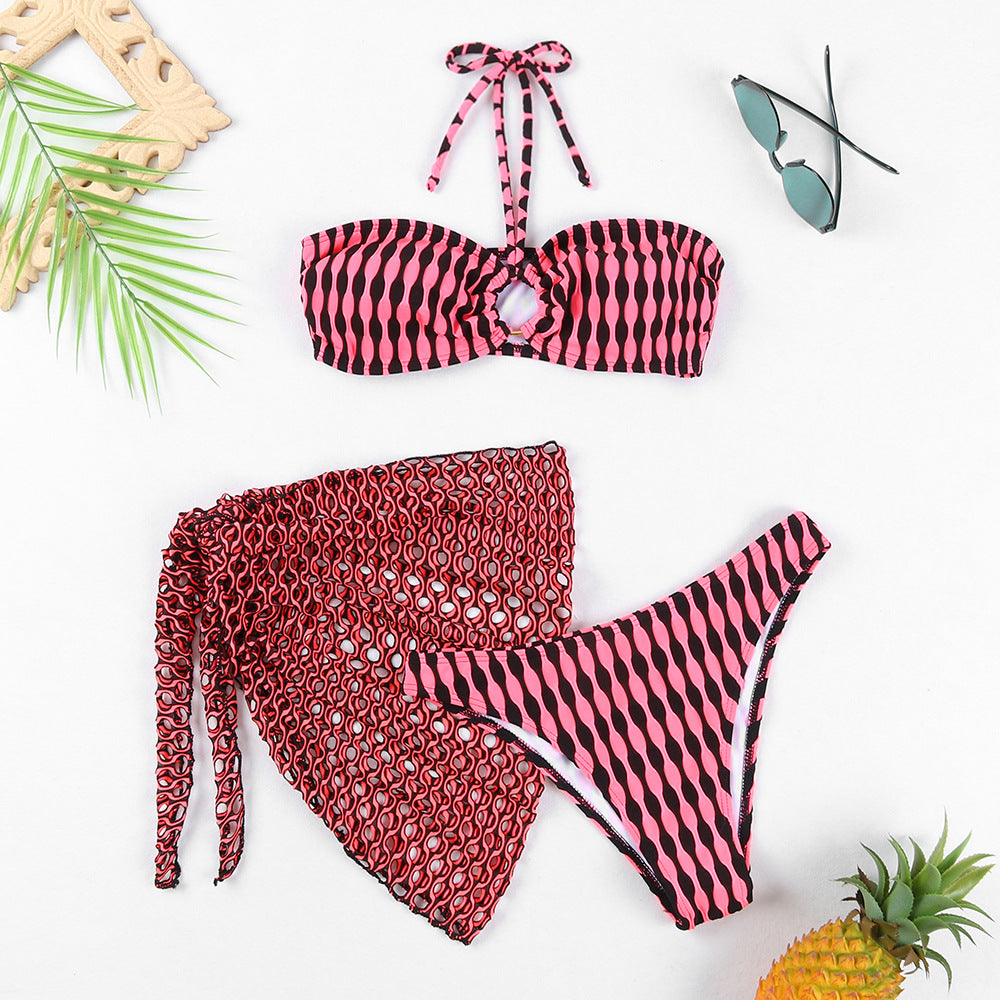 Damen Bikini-Set mit stylischem Wickeltuch Drune