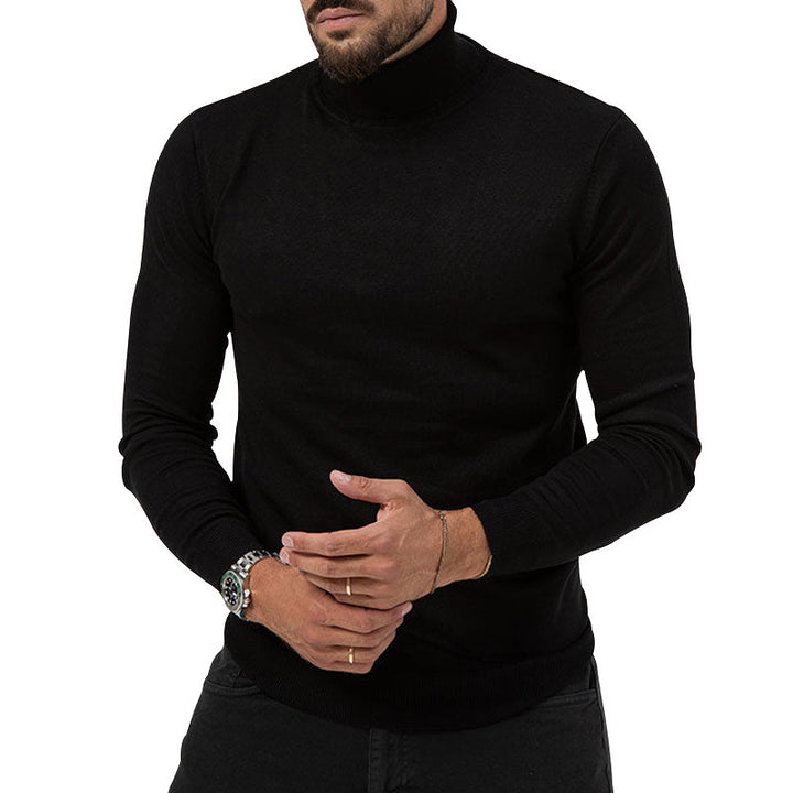 Herren eleganter Rollkragenpullover aus softem Material Drune