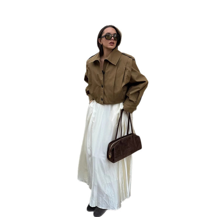 Damen oversized Übergangsjacke Drune