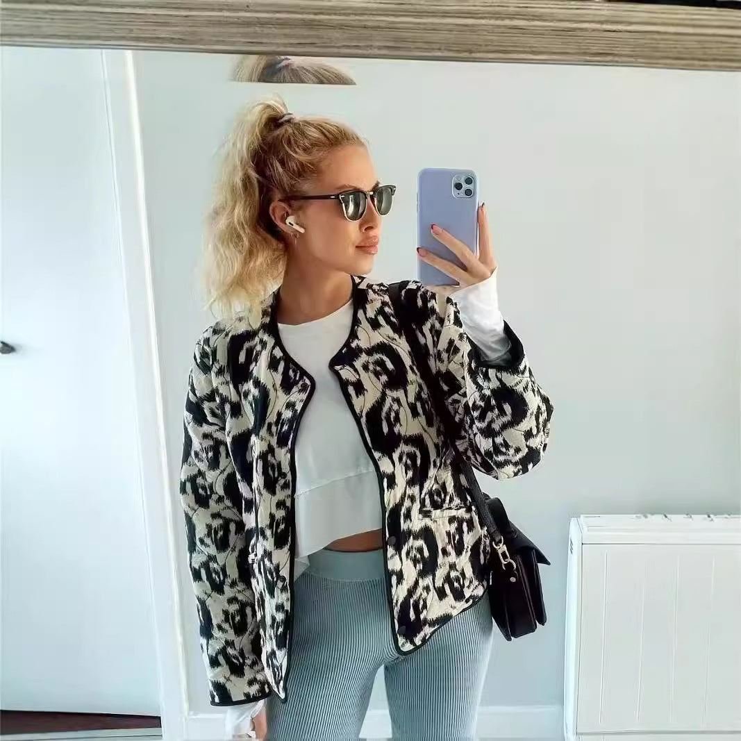 Damen Kariertes Overshirt mit kontrastierenden Details und lässigem Schnitt Drune