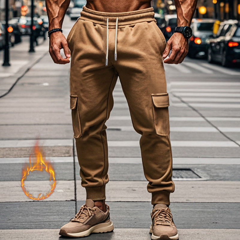 Herren Sportliche Cargo-Jogginghose mit elastischem Bund und praktischen Taschen Drune