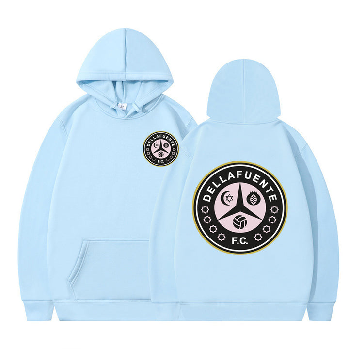Damen Kapuzenpullover mit markantem Logo und weichem Fleece Drune