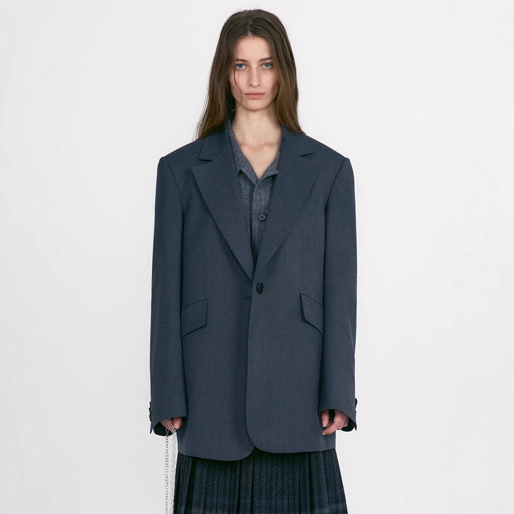 Damen Oversized Blazer aus hochwertigem Stoff Drune