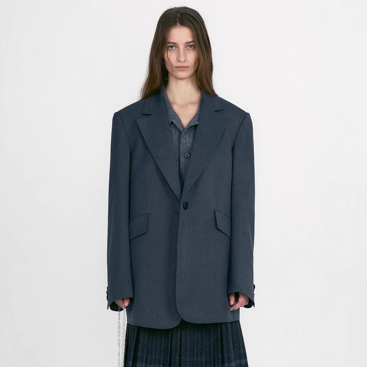 Damen Oversized Blazer aus hochwertigem Stoff Drune