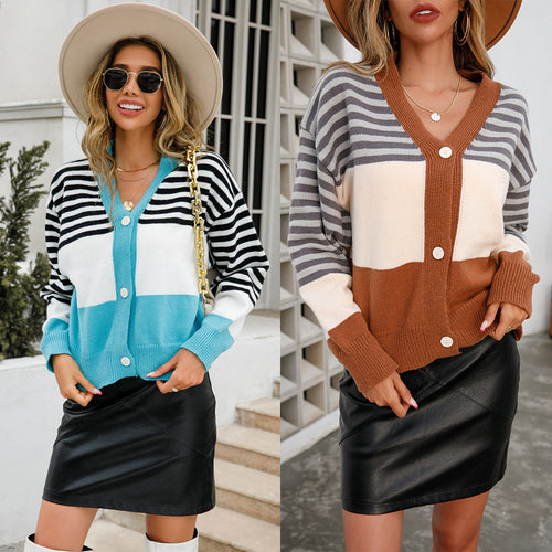 Damen modischer Strickcardigan Drune