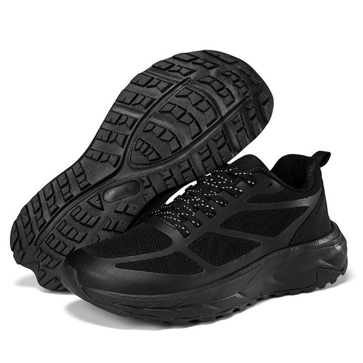 Herren nan gedämpfter Laufsneaker mit stoßdämpfender Zwischensohle und profilierter Gummisohle Drune
