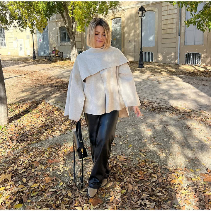 Damen Lockere Oversized-Strickjacke Drune
