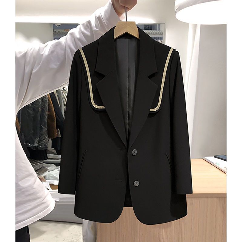 Damen Moderner Blazer mit kreativen Details Drune