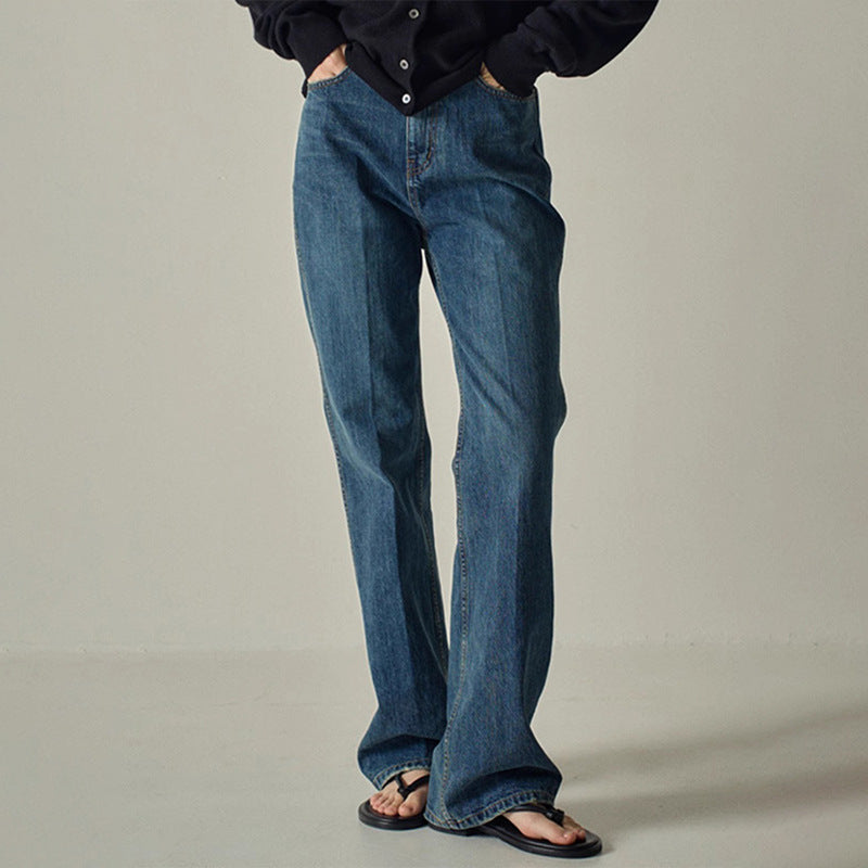 Damen stilvolle flared Jeans Drune