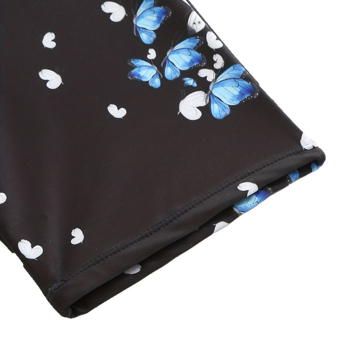 Damen Sportliche Badeshorts mit Blumendesign Drune
