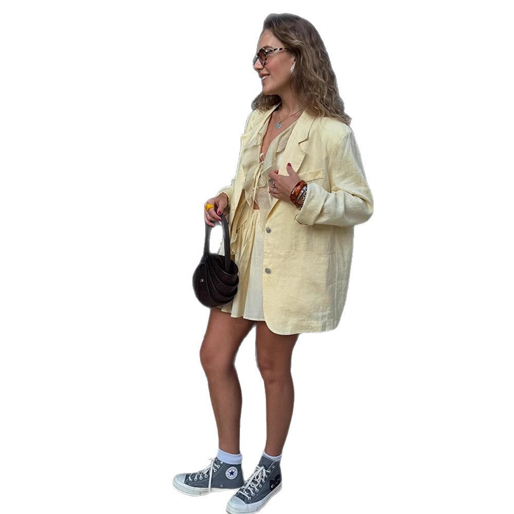 Damen Blazer mit lässigem Schnitt Drune