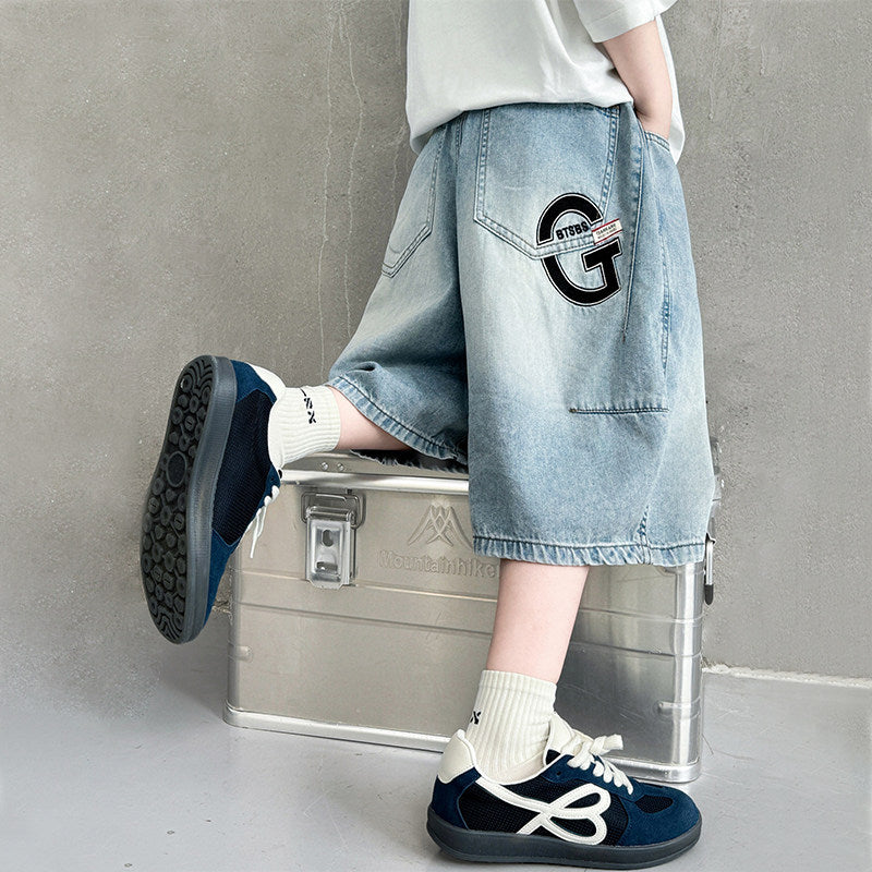 Jungen Denim-Shorts mit lässigem Schnitt Drune