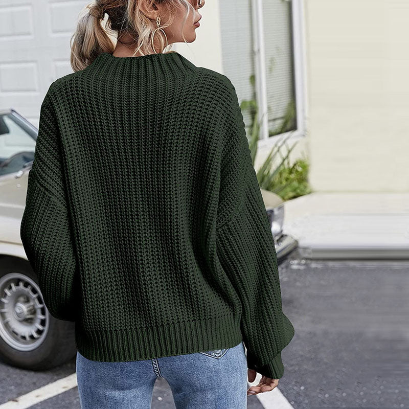 Drune | Stylischer Pullover Aus Gedrehtem Strick für Damen