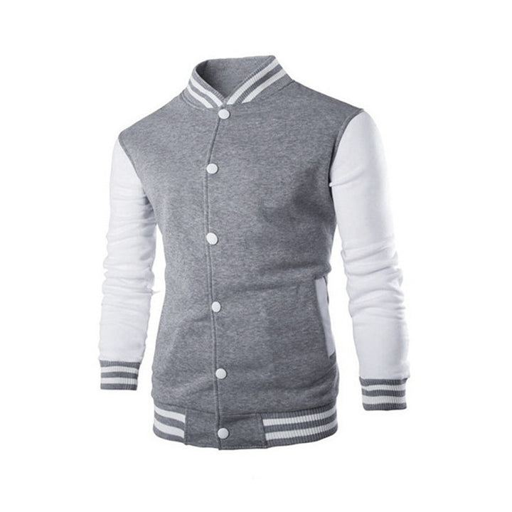 Herren varsity Jacke mit sportlichem Design und funktionalen Taschen Drune