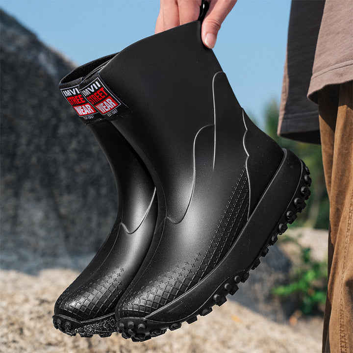 Herren Gummistiefel mit rutschfester Sohle Drune