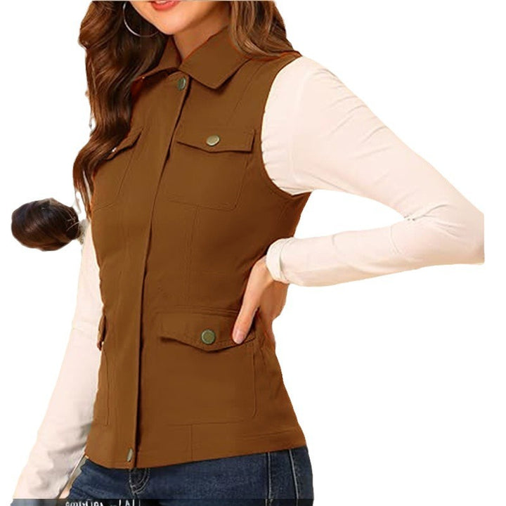 Damen funktionale Weste mit praktischen Taschen Drune