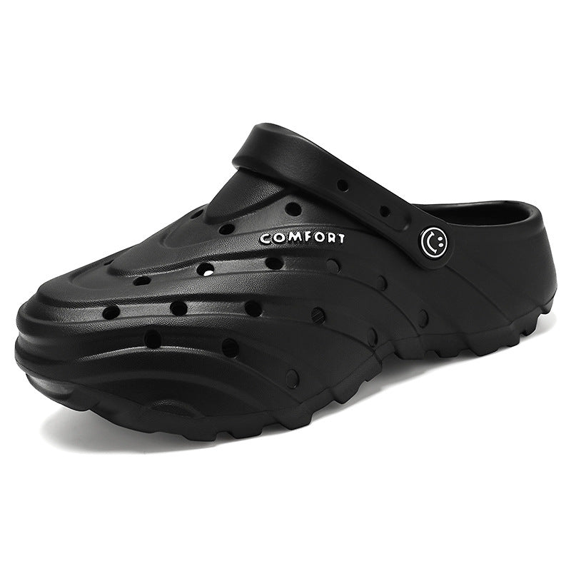 Unisex nan leichte perforierte Komfort-Clogs mit ergonomischer EVA-Sohle und verstellbarem Fersenriemen Drune