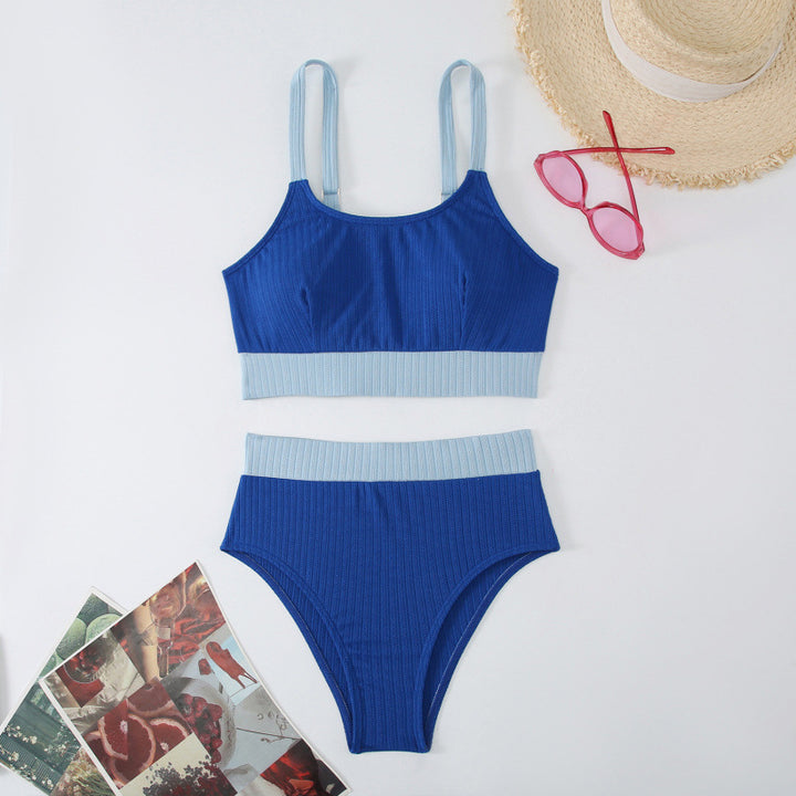 Damen Sport-Bikini-Set mit elegantem Design und verstellbaren Trägern Drune
