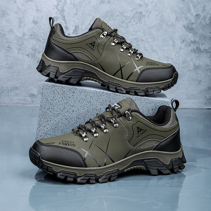 Herren nan robuste wasserabweisende Trekking-Schuhe mit profilierter Gummisohle Drune