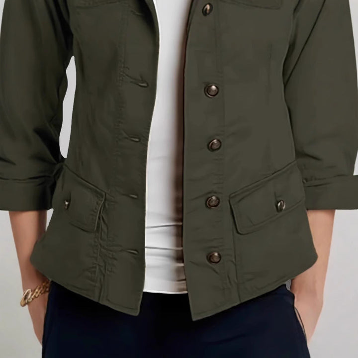 Damen Leichte Sommerjacke mit praktischen Taschen Drune