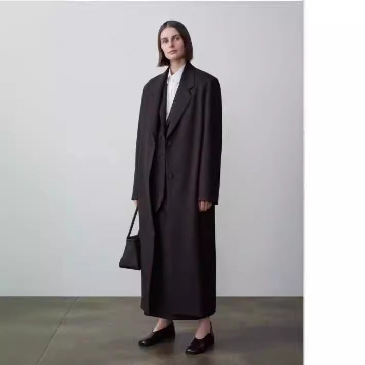 Damen eleganter Oversize-Mantel Drune