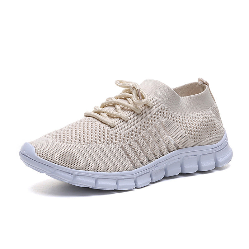 Damen nan gestrickter Performance-Sneaker mit sockenhaftem Schaft und flexibler Profilsohle Drune