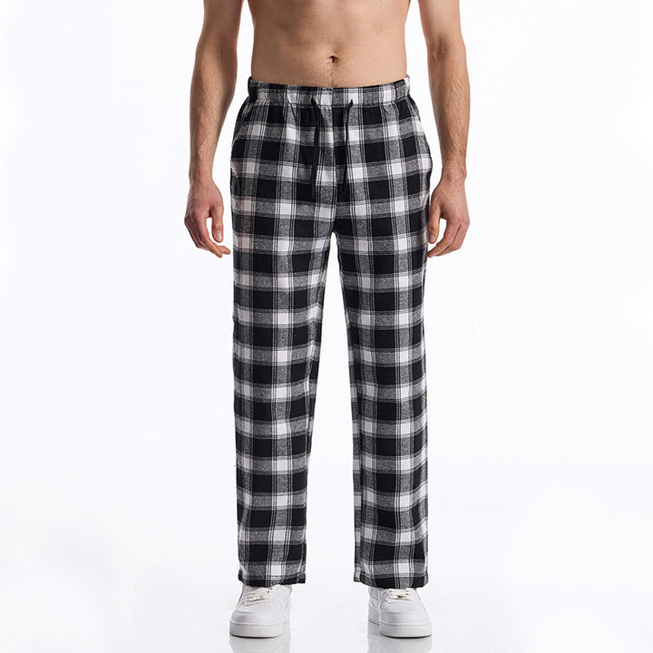 Herren komfortable Karohose Drune