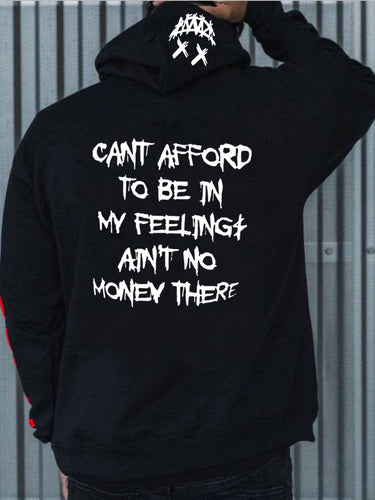 Damen Kapuzenpullover mit auffälligem Grafikdruck und beeindruckendem Slogan Drune