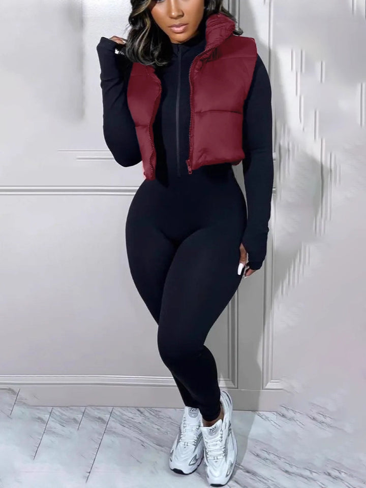 Damen modischer Weste im Leo-Design Drune
