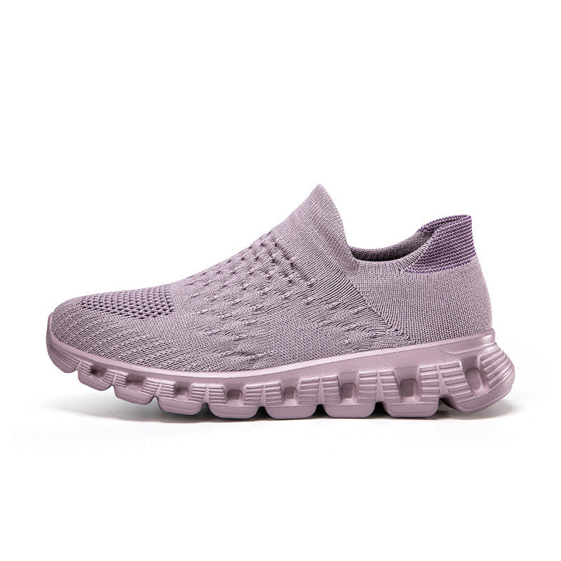 Damen Atmungsaktive Slip-On Sneakers mit dämpfender Sohle Drune