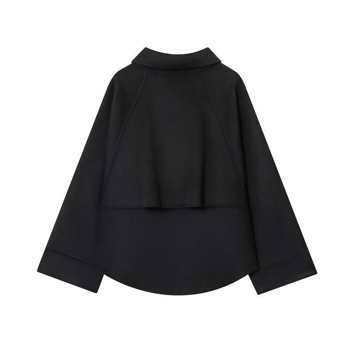 Damen modische Jacke mit asymmetrischem Schnitt und lässigem Reißverschluss Drune