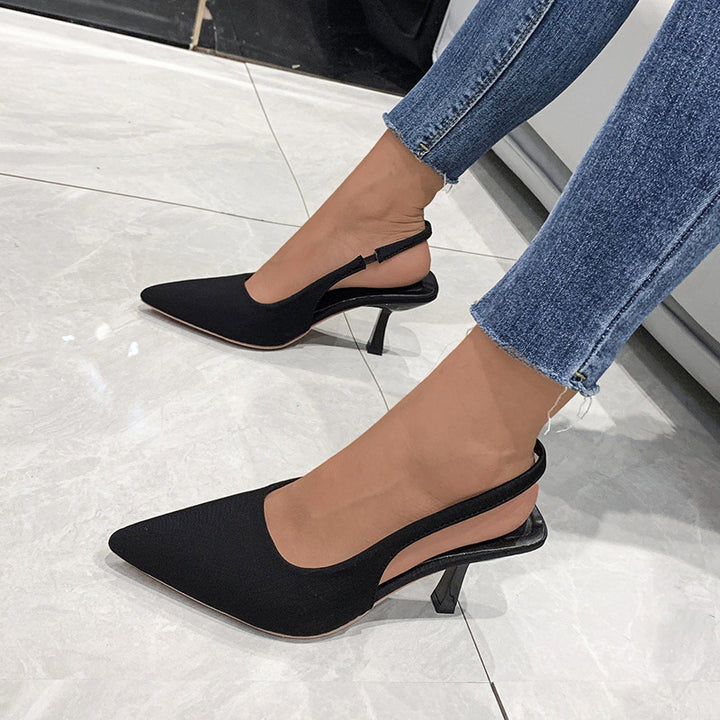 Damen Slingback-Pumps mit schmaler Spitze und leichter Absatzhöhe Drune