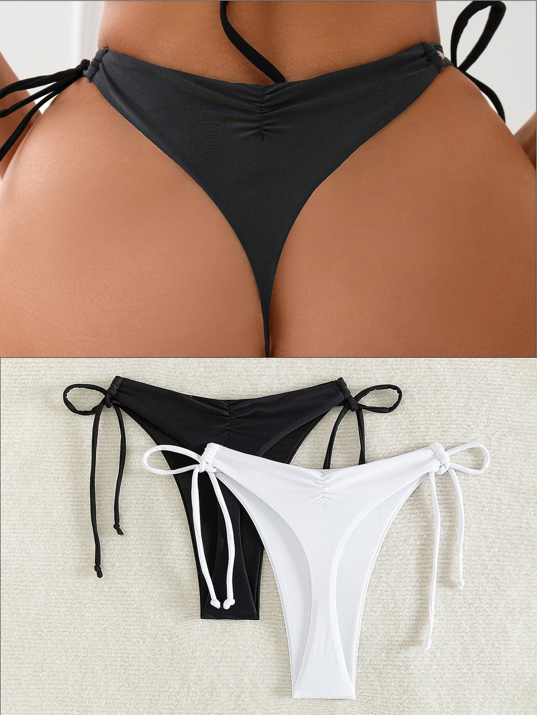 Damen Bikinis mit verstellbaren Seitenbändern Drune