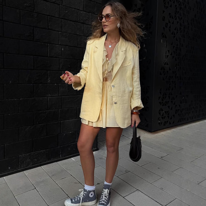 Damen Blazer mit lässigem Schnitt Drune