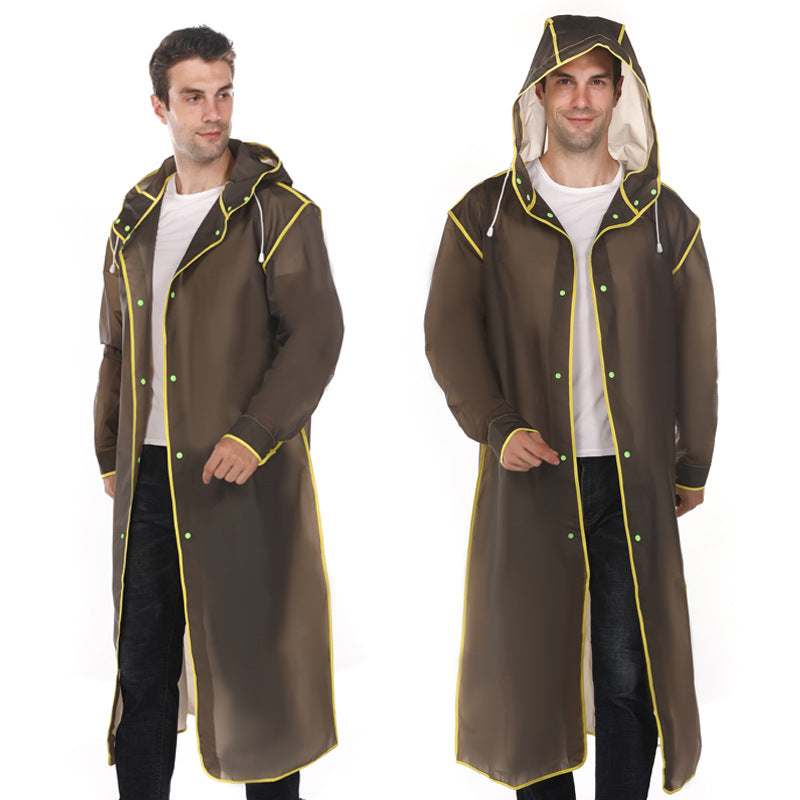 Drune | Unisex Lang Regenmantel