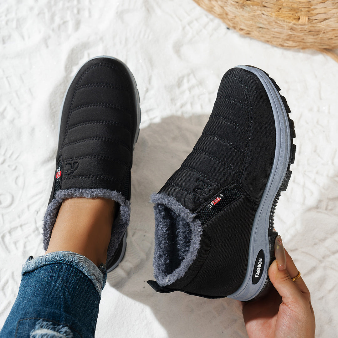 Damen Gemütliche Warmfutter-Stiefel im modernen Design Drune