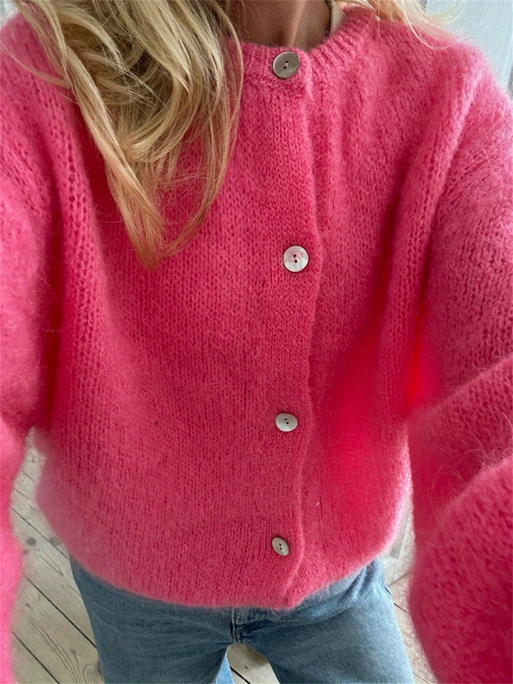 Drune | Strick Frauen Strickjacke Mit Knöpfen