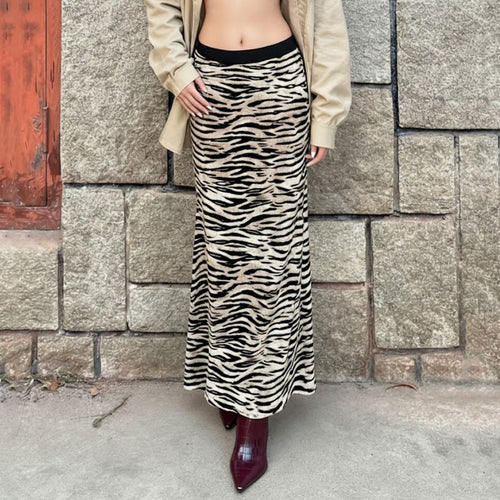 Damen Asymmetrischer Rock mit Rüschendetails und floralem Design Drune