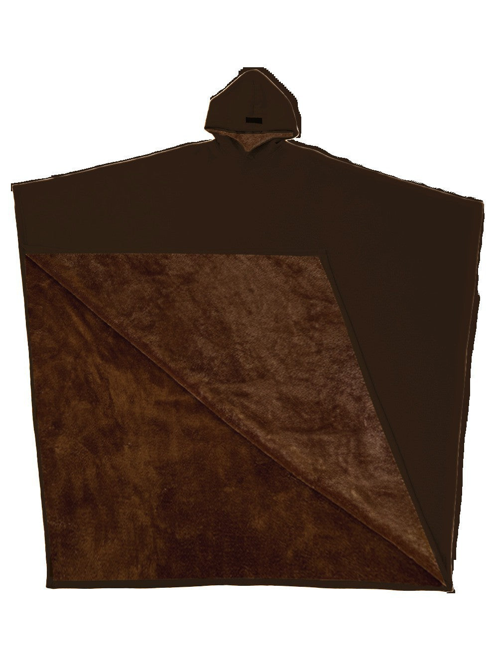 Unisex nan Kapuzen-Poncho Kuscheldecke mit weichem Futter und großzügigem Oversize-Schnitt Drune