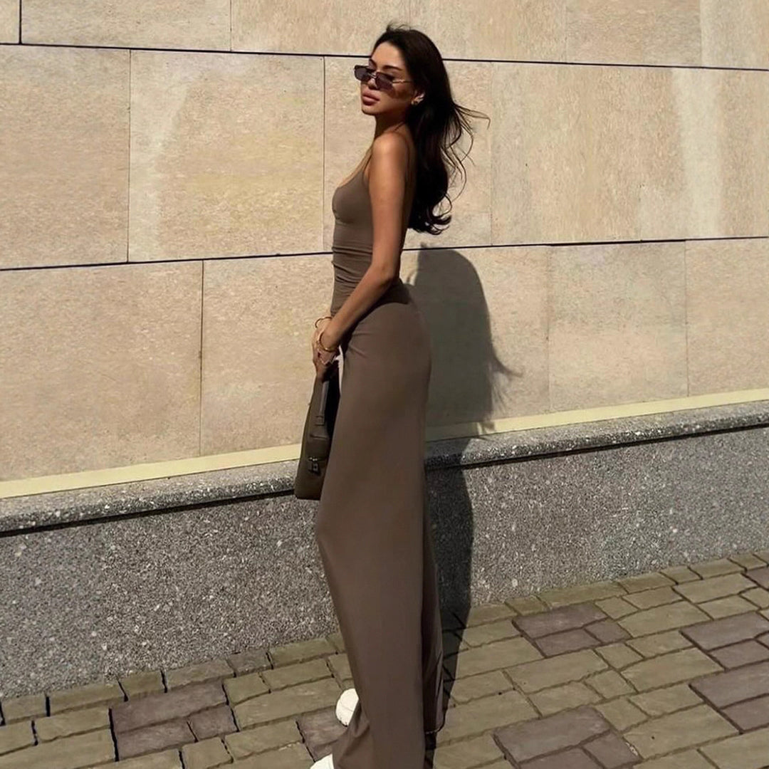 Damen Komfortable Lounge-Hose und Top Set Drune
