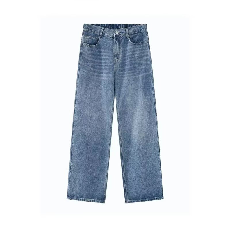 Damen Weite Denim-Jeans Drune
