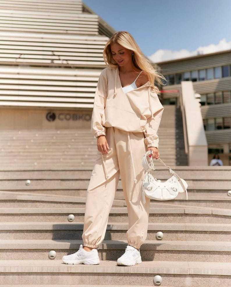 Damen lässiges und elegantes Sport-Outfit Drune