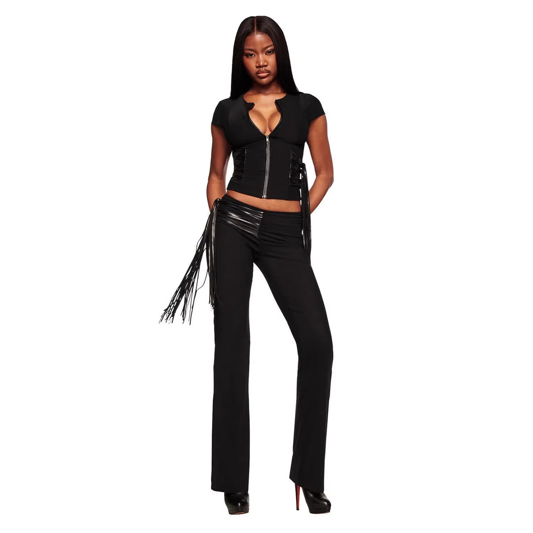 Damen Modische Flared Pants mit innovativem Design Drune
