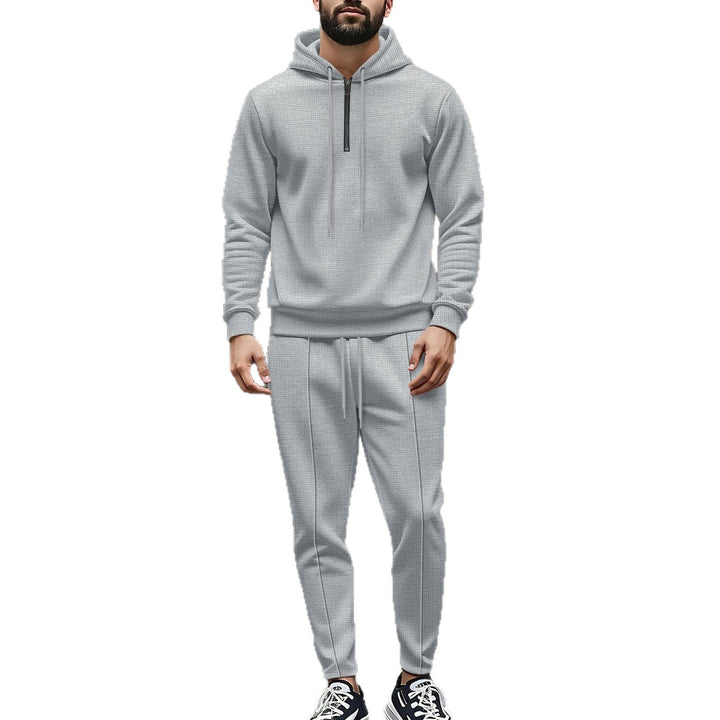 Herren Sportliches Jogginganzug mit strukturiertem Design Drune
